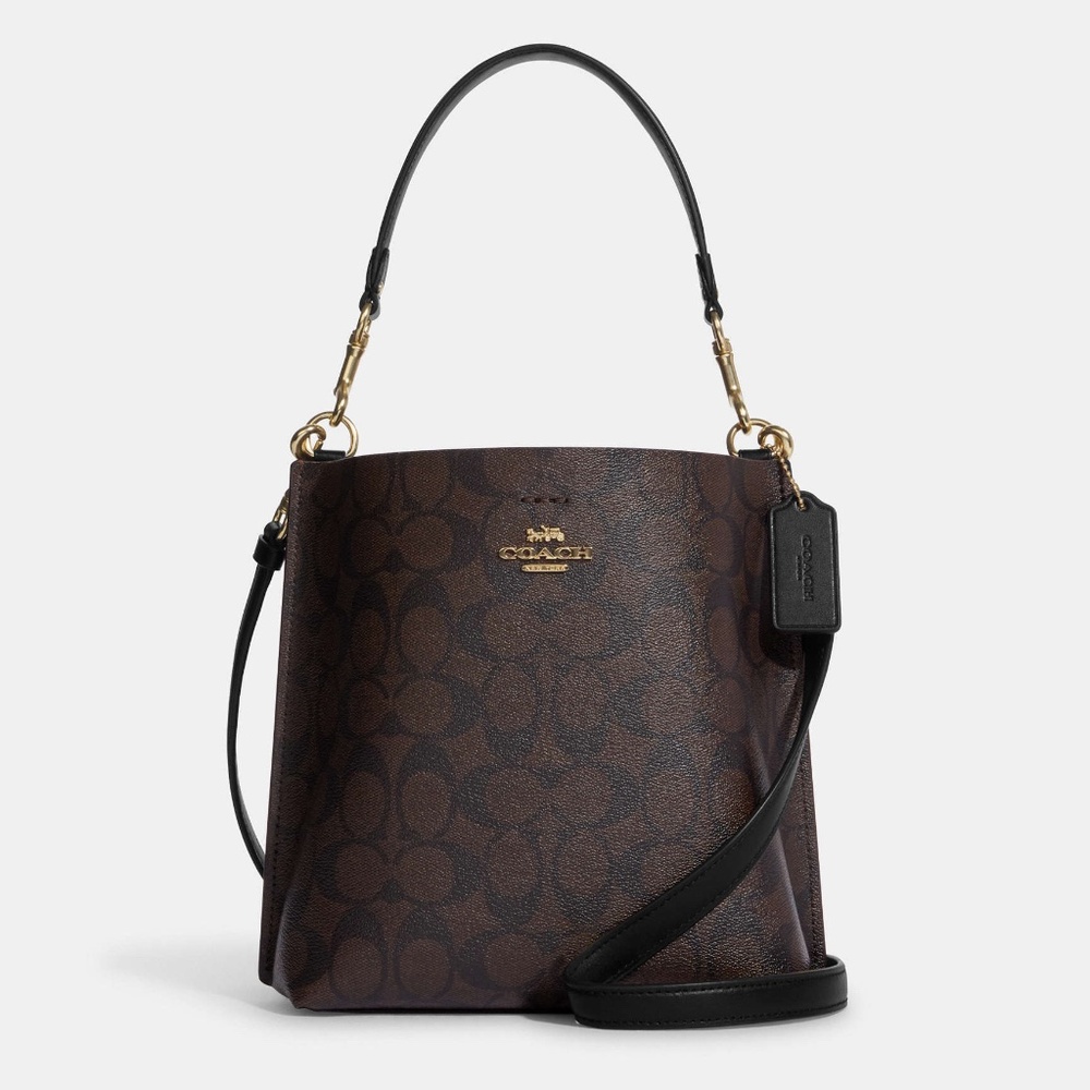 NWT Mollie Bucket Bag 22 In Signature Canvas